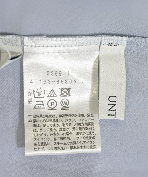 UNTITLED（アンタイトル）ブラウス 青 サイズ:4(XL位) レディース/2200714424187