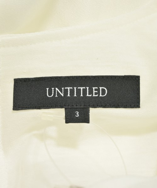 UNTITLED（アンタイトル）ブラウス 白 サイズ:3(L位) レディース/2200714424194