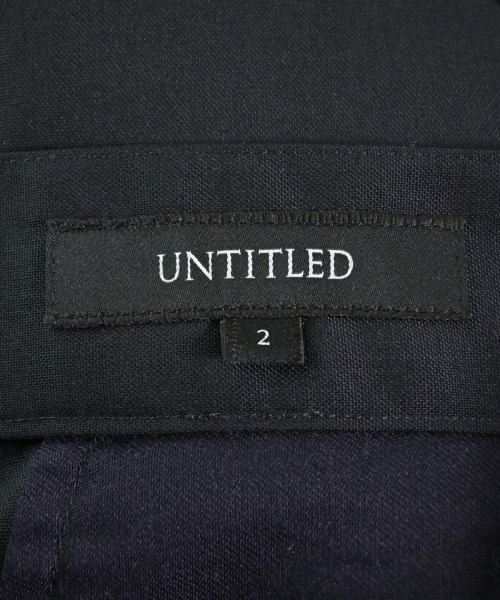 UNTITLED（アンタイトル）スラックス 紺 サイズ:2(M位) レディース/2200717422043