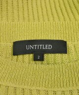 UNTITLED（アンタイトル）ニット・セーター 黄 サイズ:2(M位) レディース/2200720655025