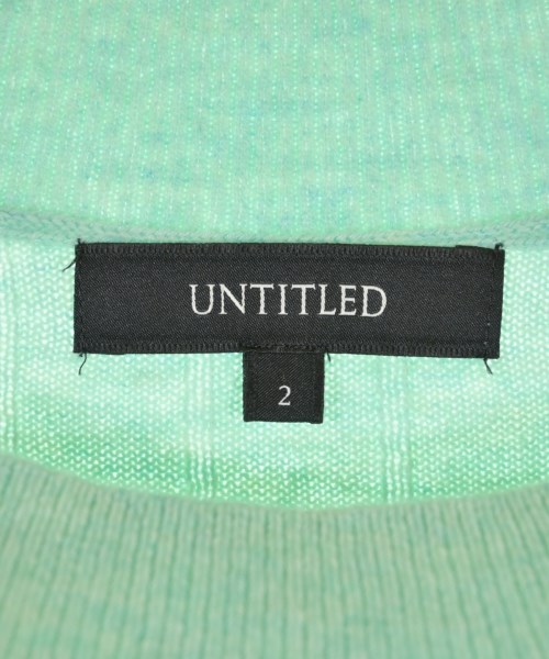 UNTITLED（アンタイトル）ニット・セーター 緑 サイズ:2(M位) レディース/2200721804019