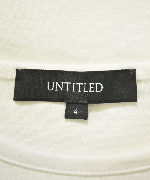 UNTITLED（アンタイトル）Tシャツ・カットソー 白 サイズ:4(XL位) レディース/2200716569022