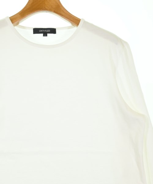 UNTITLED（アンタイトル）Tシャツ・カットソー 白 サイズ:4(XL位) レディース/2200716569022
