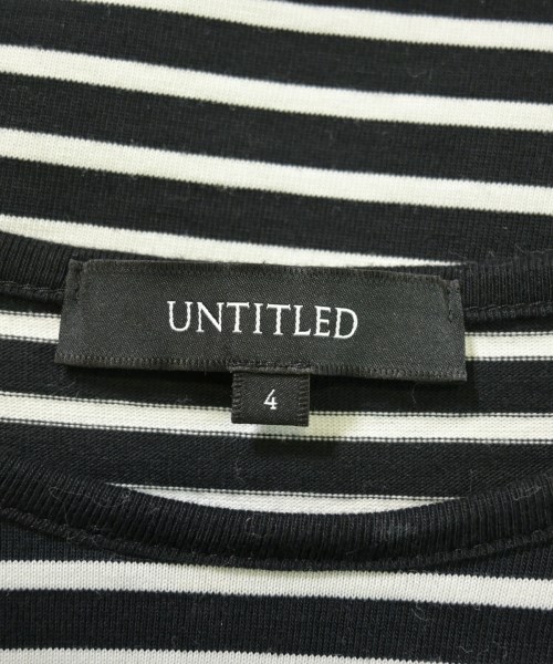 UNTITLED（アンタイトル）Tシャツ・カットソー 黒 サイズ:4(XL位) レディース/2200716569039