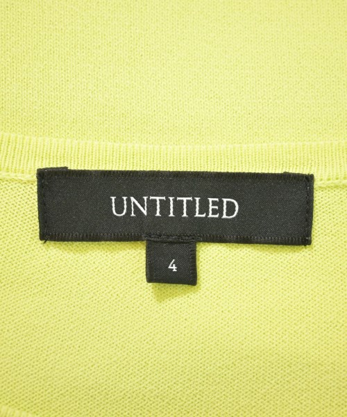 UNTITLED（アンタイトル）ニット・セーター 黄 サイズ:4(XL位) レディース/2200716569046