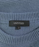 UNTITLED（アンタイトル）ニット・セーター 青 サイズ:2(M位) レディース/2200720255010