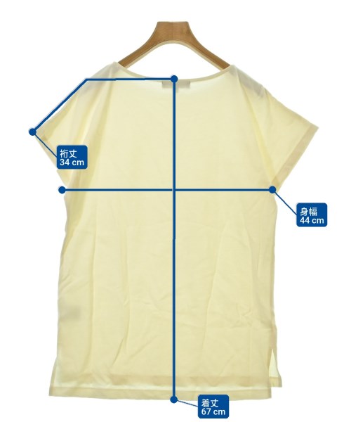 UNTITLED（アンタイトル）Tシャツ・カットソー 黄 サイズ:1(S位) レディース/2200720255119