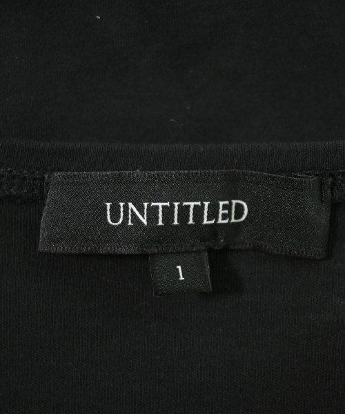 UNTITLED（アンタイトル）Tシャツ・カットソー 黒 サイズ:1(S位) レディース/2200720255157