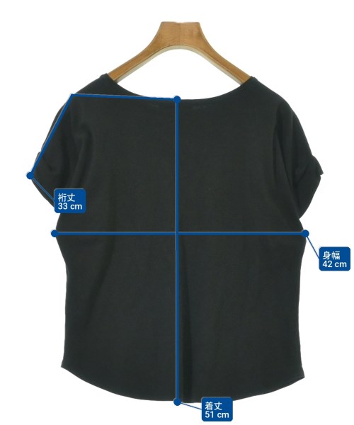 UNTITLED（アンタイトル）Tシャツ・カットソー 黒 サイズ:1(S位) レディース/2200720255157