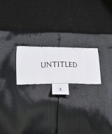UNTITLED（アンタイトル）ノーカラージャケット 黒 サイズ:3(L位) レディース/2200717271023