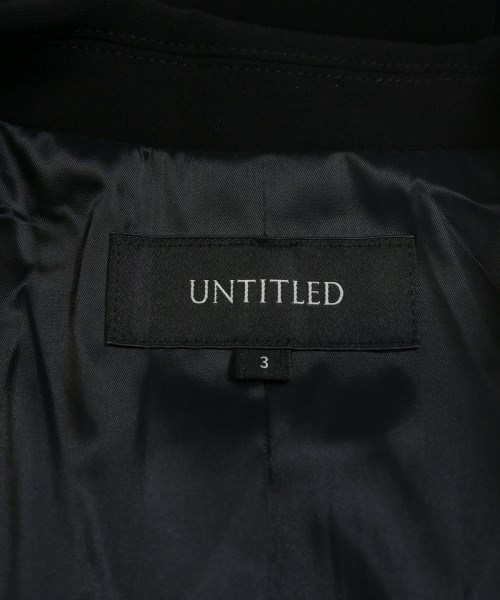 UNTITLED（アンタイトル）テーラードジャケット 黒 サイズ:3(L位) レディース/2200718143114