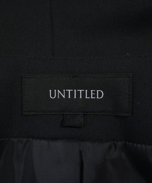 UNTITLED（アンタイトル）ノーカラージャケット 黒 サイズ:L レディース/2200718143121