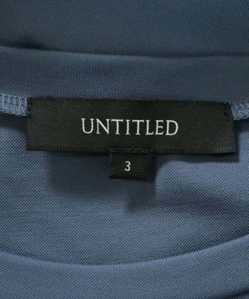 UNTITLED（アンタイトル）ワンピース 青 サイズ:3(L位) レディース/2200718143169
