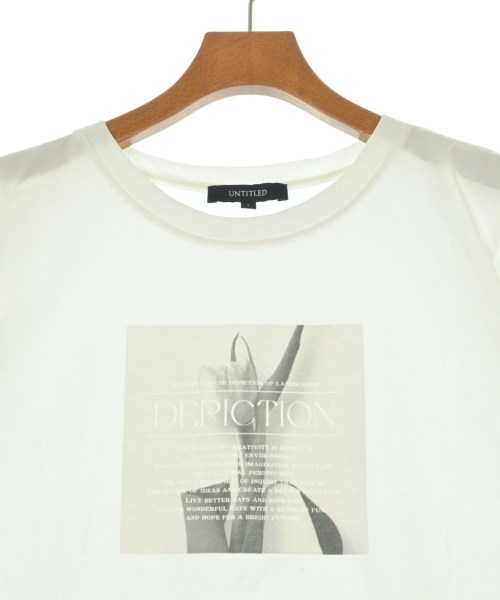 UNTITLED（アンタイトル）Tシャツ・カットソー 白 サイズ:2(M位) レディース/2200720963021