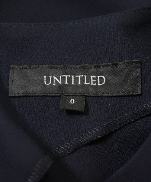 UNTITLED（アンタイトル）ブラウス 紺 サイズ:0(XS位) レディース/2200718679033
