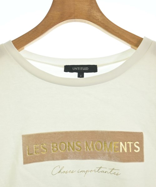 UNTITLED（アンタイトル）Tシャツ・カットソー 白 サイズ:2(M位) レディース/2200719656095