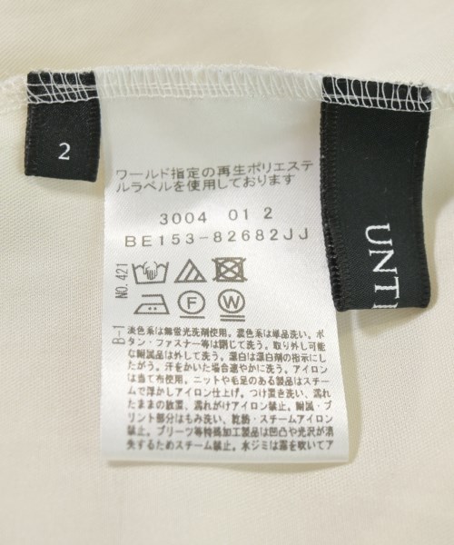 UNTITLED（アンタイトル）ブラウス 白 サイズ:2(M位) レディース/2200719656187