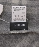 UNTITLED（アンタイトル）マフラー グレー サイズ:- レディース/2200720953152