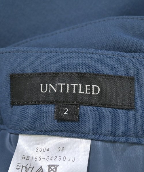 UNTITLED（アンタイトル）スラックス 青 サイズ:2(M位) レディース/2200725546014