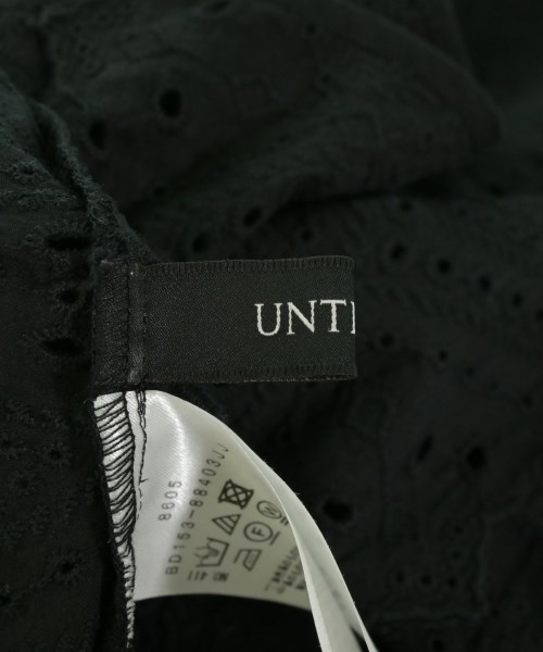 UNTITLED（アンタイトル）ブラウス 黒 サイズ:2(M位) レディース/2200722555019