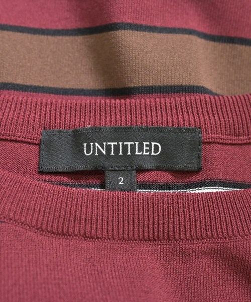 UNTITLED（アンタイトル）ニット・セーター 赤 サイズ:2(M位) レディース/2200722555026