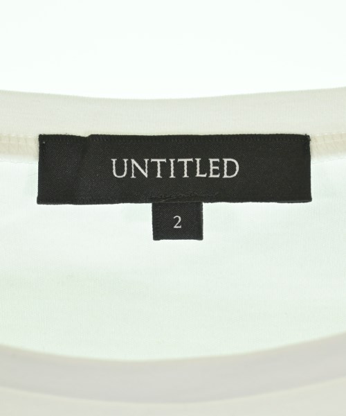 UNTITLED（アンタイトル）Tシャツ・カットソー 白 サイズ:2(M位) レディース/2200725753030