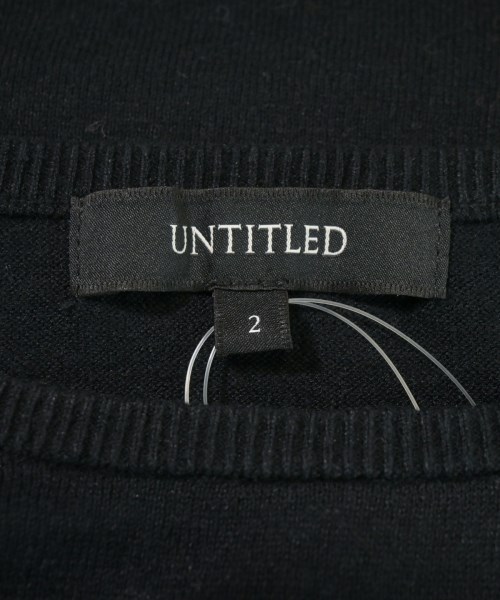 UNTITLED（アンタイトル）ベスト/ノースリーブ 黒 サイズ:2(M位) レディース/2200721185415