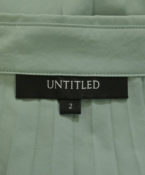 UNTITLED（アンタイトル）シャツワンピース 緑 サイズ:2(M位) レディース/2200721975160