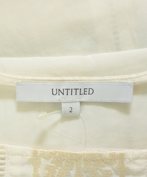 UNTITLED（アンタイトル）ブラウス 白 サイズ:2(M位) レディース/2200722537145