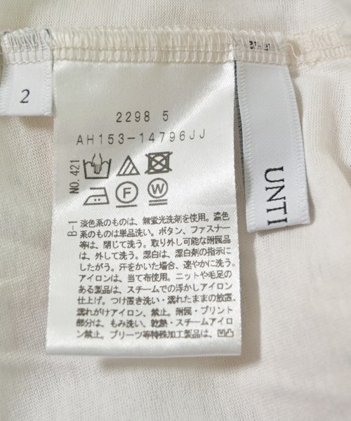 UNTITLED（アンタイトル）ブラウス 白 サイズ:2(M位) レディース/2200722900024