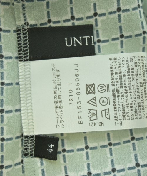 UNTITLED（アンタイトル）ブラウス 緑 サイズ:44(XL位) レディース/2200722964187