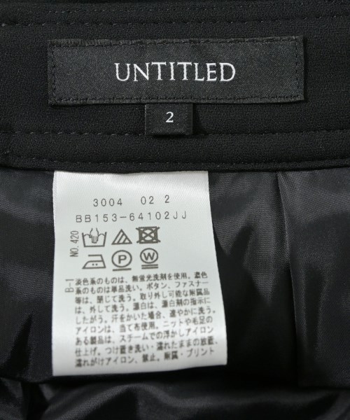 UNTITLED（アンタイトル）その他 黒 サイズ:2(M位) レディース/2200728000025