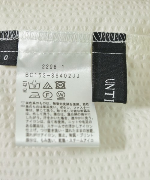 UNTITLED（アンタイトル）ブラウス 白 サイズ:0(XS位) レディース/2200723658252