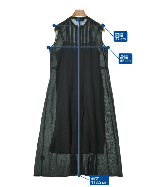 UNTITLED（アンタイトル）シャツワンピース 黒 サイズ:2(M位) レディース/2200725116019