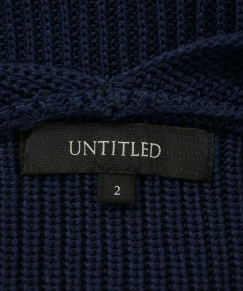UNTITLED（アンタイトル）ニット・セーター 紺 サイズ:2(M位) レディース/2200673880086