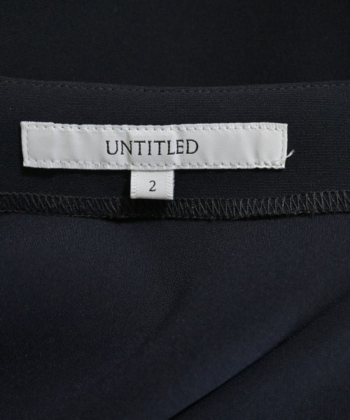UNTITLED（アンタイトル）ブラウス 紺 サイズ:2(M位) レディース/2200677852058