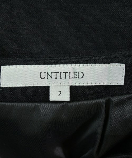 UNTITLED（アンタイトル）ひざ丈スカート 黒 サイズ:2(M位) レディース/2200677852072