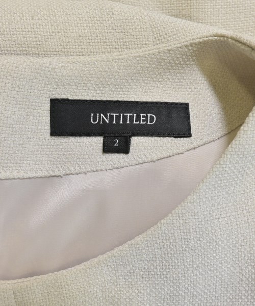 UNTITLED（アンタイトル）ワンピース ベージュ サイズ:2(M位) レディース/2200681921085