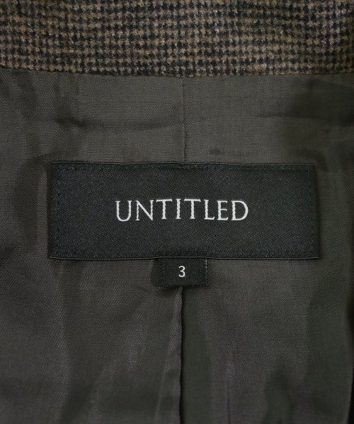 UNTITLED（アンタイトル）テーラードジャケット 茶 サイズ:3(L位) レディース/2200683378023