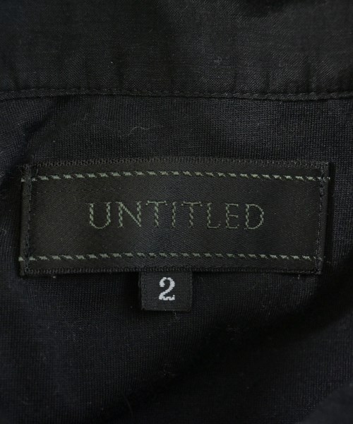 UNTITLED（アンタイトル）カジュアルシャツ 黒 サイズ:2(M位) レディース/2200683420012