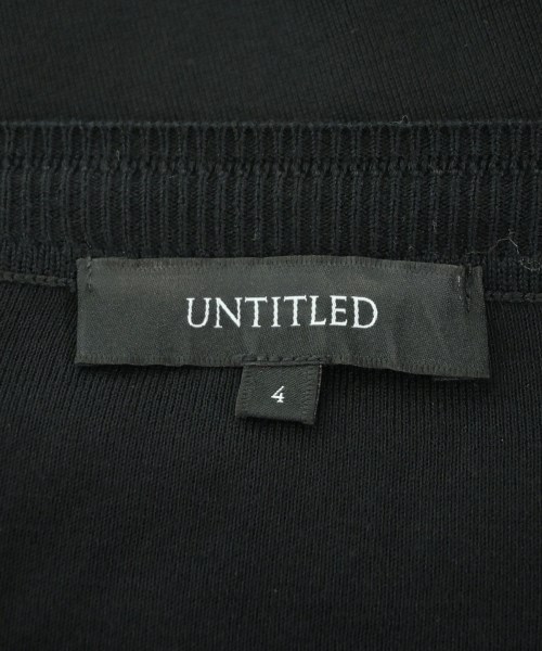 UNTITLED（アンタイトル）Tシャツ・カットソー 黒 サイズ:4(XL位) レディース/2200671783020