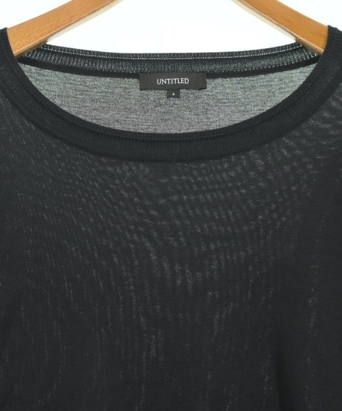 UNTITLED（アンタイトル）Tシャツ・カットソー 黒 サイズ:4(XL位) レディース/2200671783020