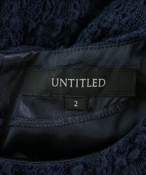 UNTITLED（アンタイトル）ワンピース 紺 サイズ:2(M位) レディース/2200683727012
