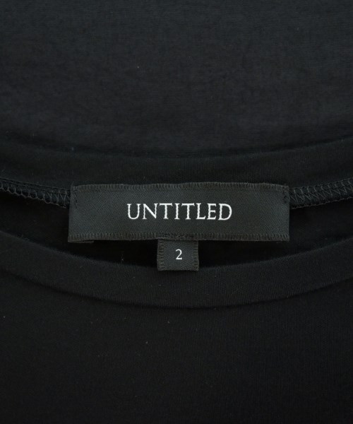 UNTITLED（アンタイトル）Tシャツ・カットソー 黒 サイズ:2(M位) レディース/2200676140026