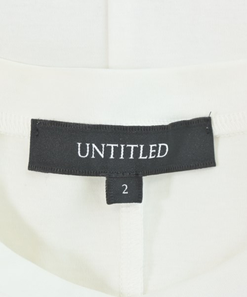 UNTITLED（アンタイトル）Tシャツ・カットソー 白 サイズ:2(M位) レディース/2200684240022