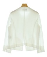 UNTITLED（アンタイトル）ノーカラージャケット 白 サイズ:4(XL位) レディース/2200685069028