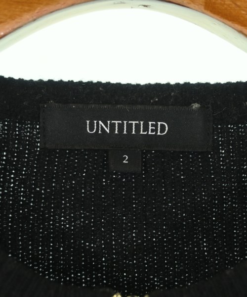 UNTITLED（アンタイトル）カーディガン 黒 サイズ:2(M位) レディース/2200678950043