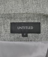 UNTITLED（アンタイトル）ノーカラージャケット グレー サイズ:2(M位) レディース/2200678950128