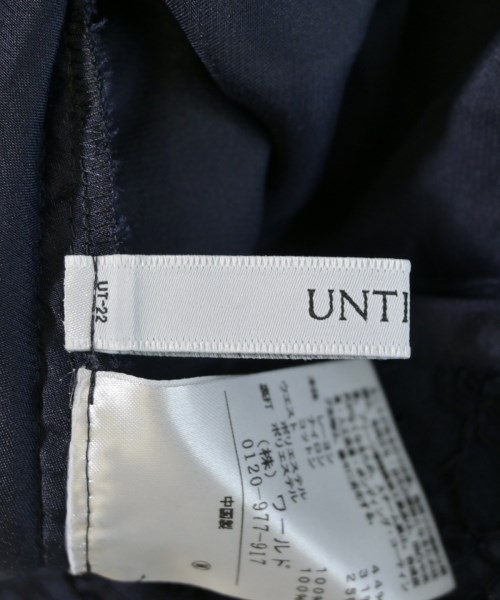 UNTITLED（アンタイトル）ひざ丈スカート 紺 サイズ:2(M位) レディース/2200681651173