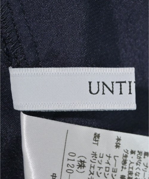 UNTITLED（アンタイトル）ブラウス 紺 サイズ:2(M位) レディース/2200681651203